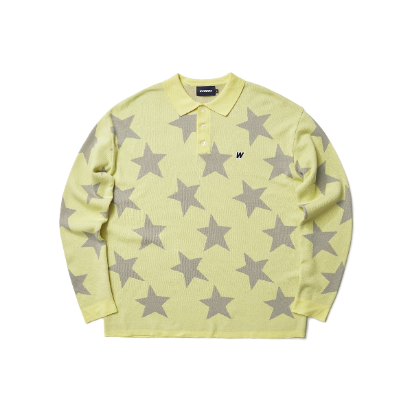 KNITTED STAR POLO SHIRT