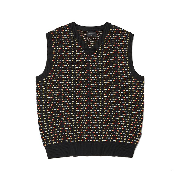 BEADS KNITTED VEST