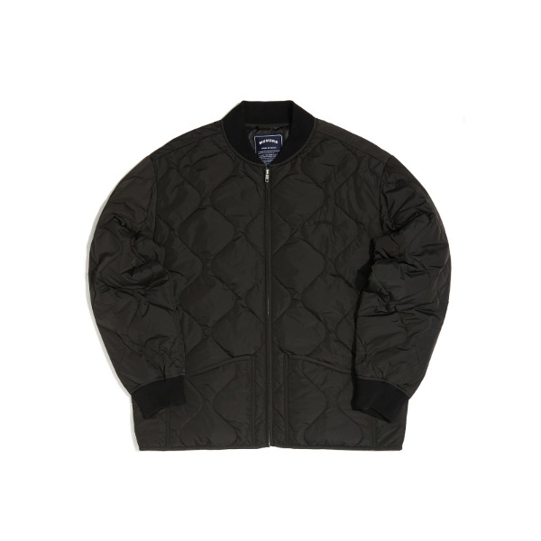 QUILTED JACKET (BLACK)